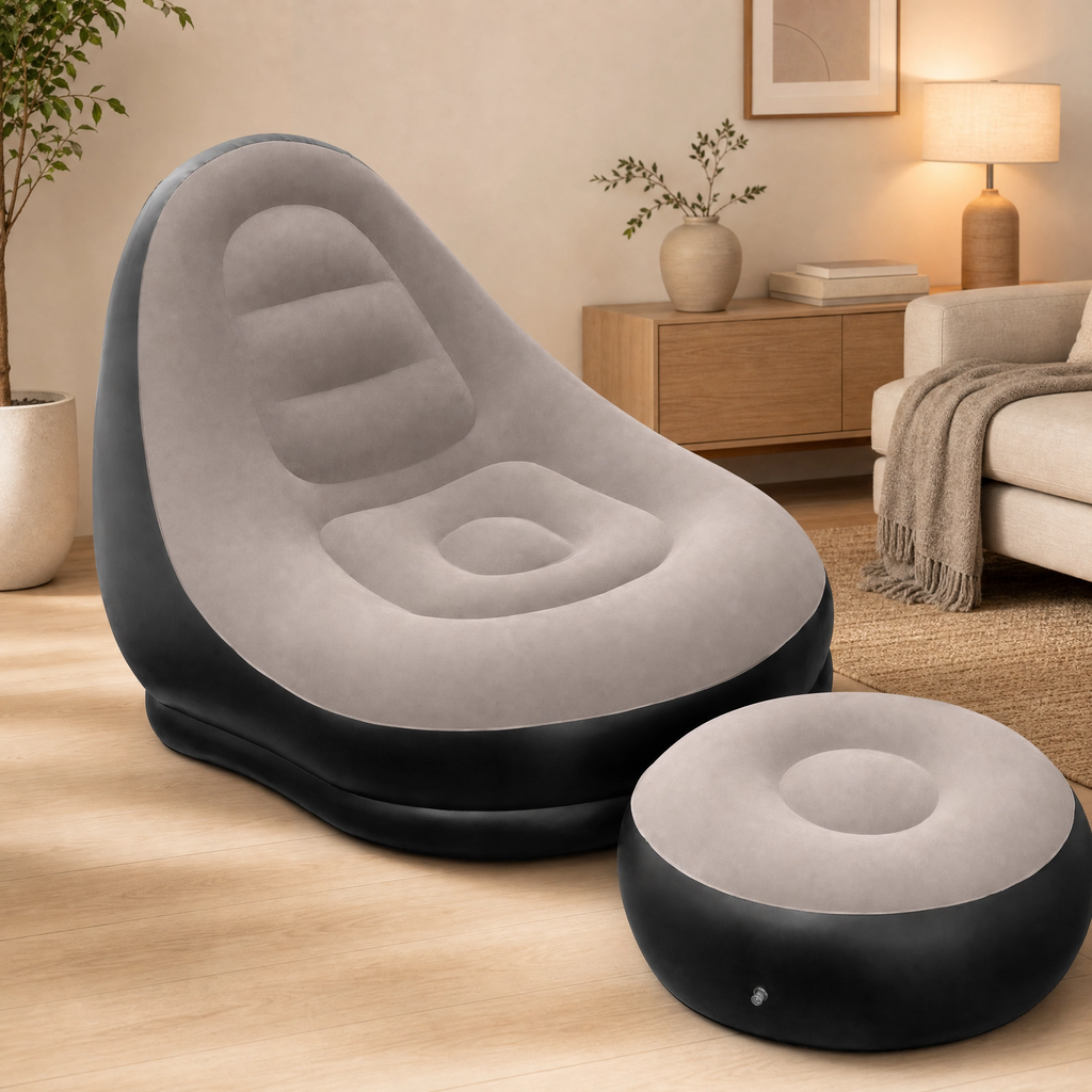 Silla Inflable Plegable Dos Piezas